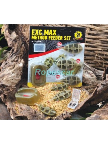 Set  Max Method Feeder (20-25-30 gr.) + matrita - Extra Carp